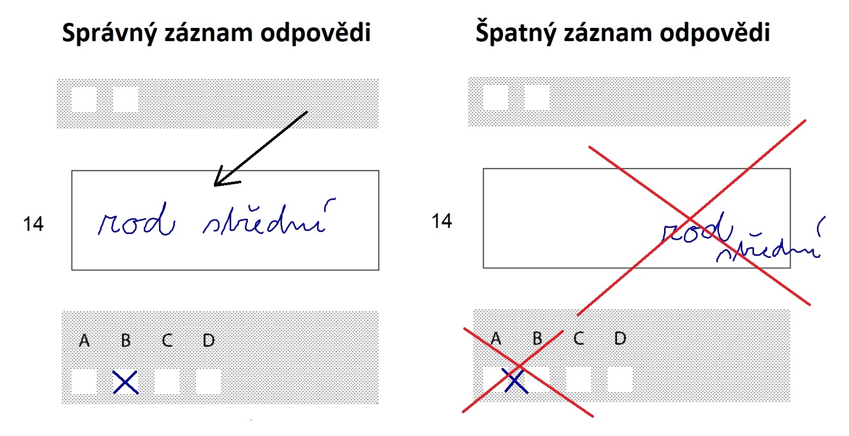 Záznam odpovědi